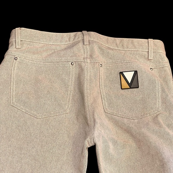 Louis Vuitton Cream Pants with Logo Tag - Picture 1 of 8
